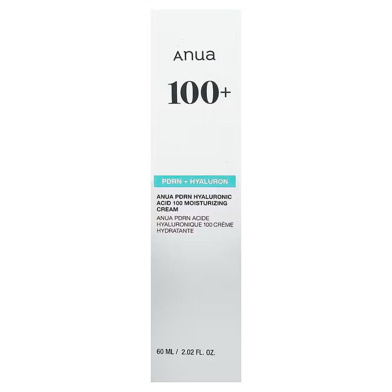 Caja de la crema Anua PDRN Hyaluronic Acid 100 de 60 ml