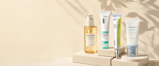 Productos de skincare coreano para una rutina básica