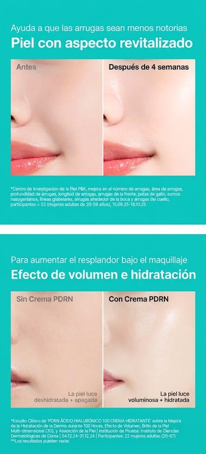 Resultados: piel con aspecto revitalizado e hidratado