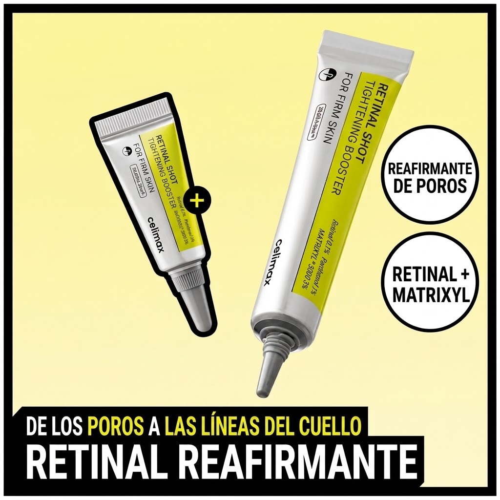 Set celimax Retinal Shot: tubo de 15 ml y mini de 3 ml, retinal + Matrixyl