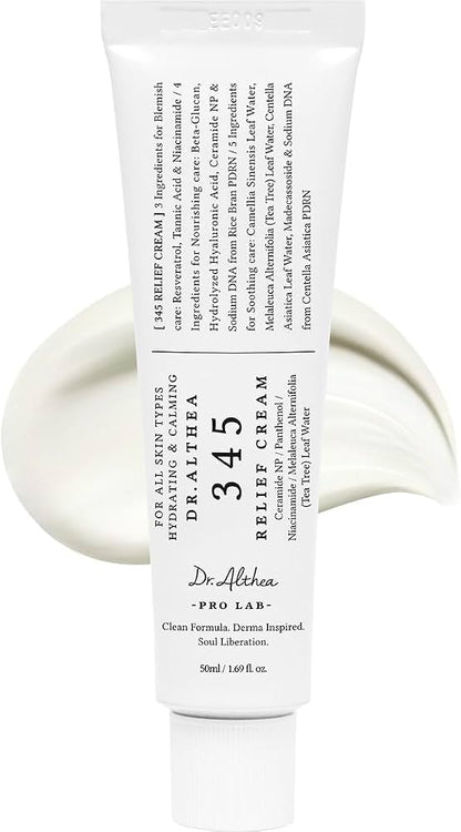 Textura cremosa y ligera de la Dr. Althea 345 Relief Cream