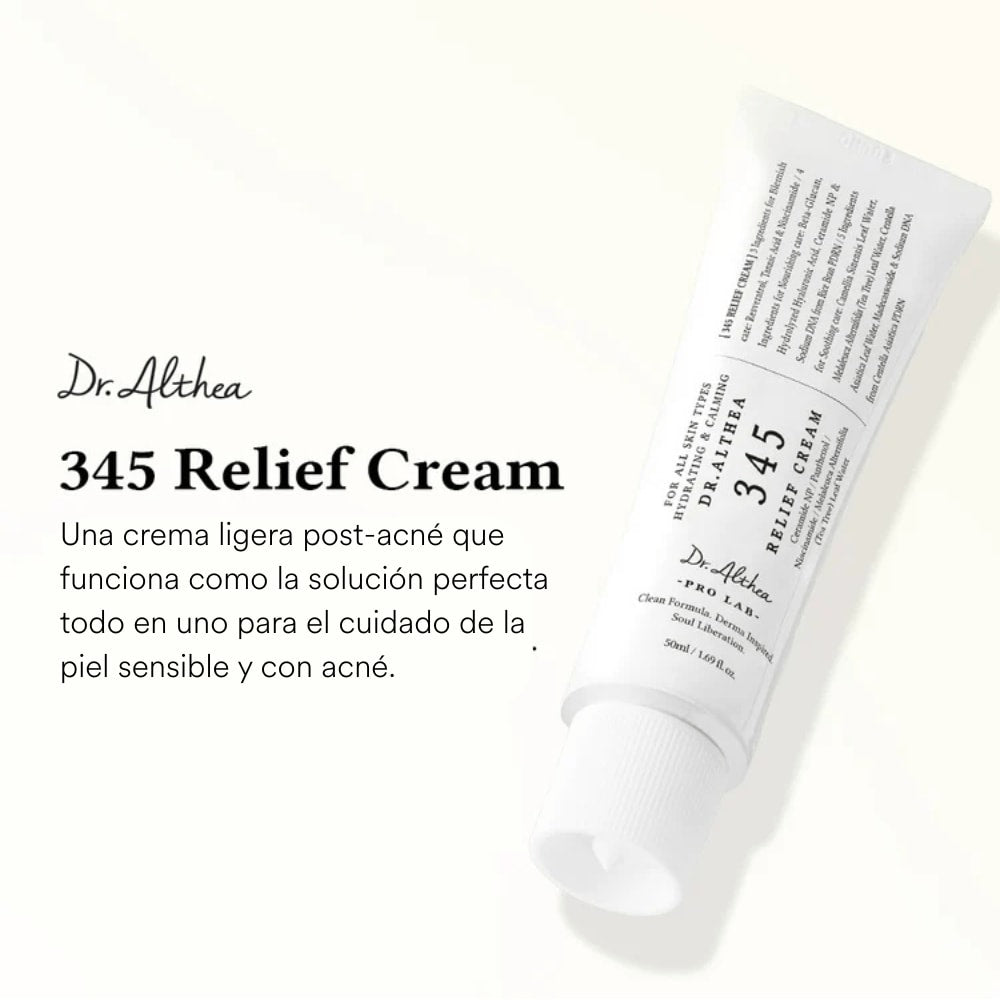 Dr. Althea 345 Relief Cream, crema ligera para piel sensible y con acné
