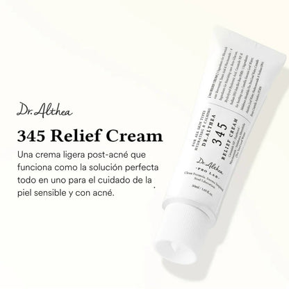 Dr. Althea 345 Relief Cream, crema ligera para piel sensible y con acné