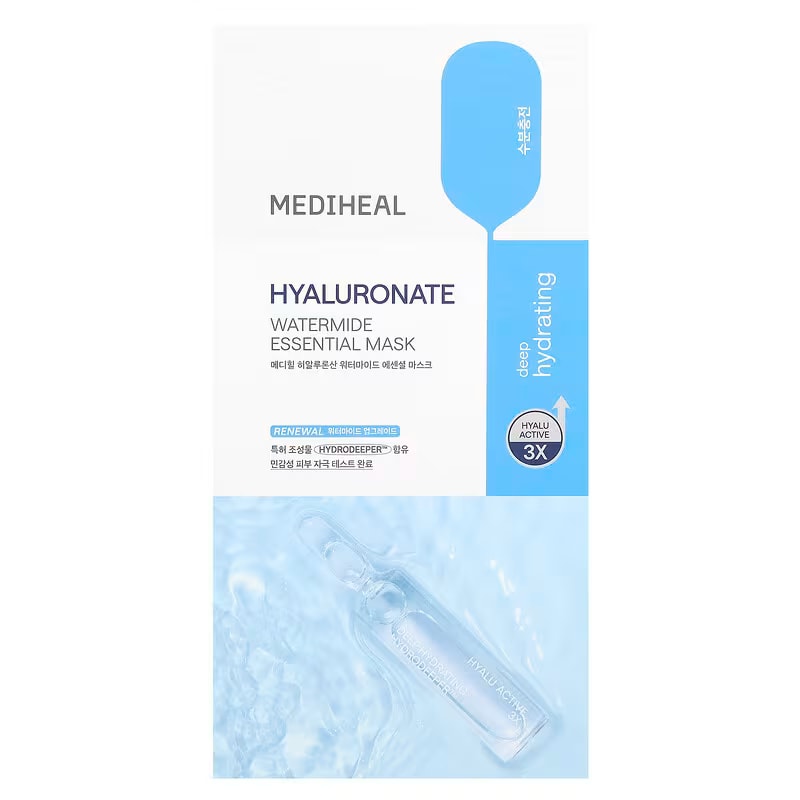 Mascarilla Mediheal Hyaluronate Essential, empaque anterior