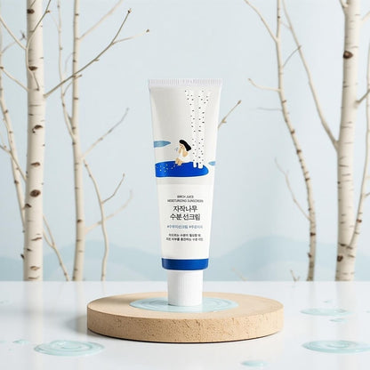 Protector solar Round Lab Birch Juice Moisturizing Sunscreen de 50 ml