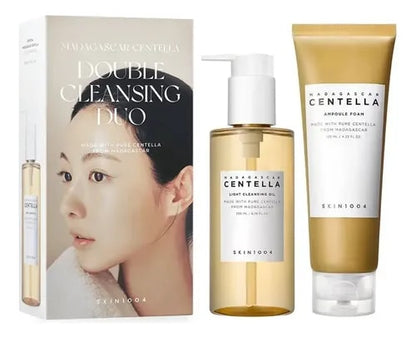 Kit SKIN1004 Madagascar Centella Double Cleansing Duo con su caja